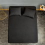 L'essentiel linge de maison Düzboya - Juego de sábanas individuales - Negro